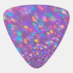Lavender Opal Bokeh Pink Blue Gemstone Purple Guitar Pick at Zazzle