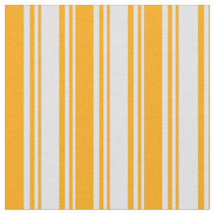 Lavender & Orange Colored Stripes/Lines Pattern Fabric