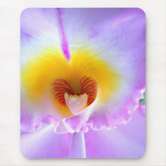 Lavender Orchid Mouse Pad (Front)