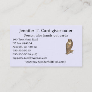 Lavender / Pale Violet Purple E6E6FA Solid Color Business Card