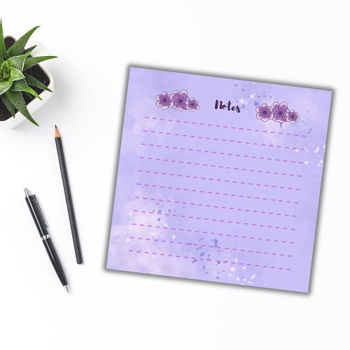 Lavender Passion Notepad