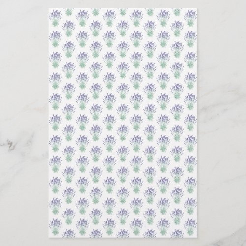 Lavender Pattern Gift Soap Wrap  Linen Paper