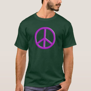 Lavender Peace Sign T-Shirt