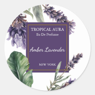 Lavender Perfume Label