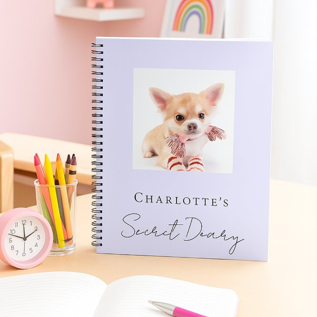 Lavender Pet Photo Diary Notebook (Creator Uploaded)
