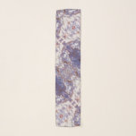 Lavender Petals Scarf<br><div class="desc">The calming colour of lavender and these golden petals, come together to form this great combination.
This is a print I designed, to be light and soft. It’s from a photo of a flower from a typical city garden, with some enhancements.</div>