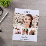 Lavender photo collage appointments 2025 planner<br><div class="desc">Create your own unique photo collage. Use four,  4 of your favorite photo.   Personalize and a year,  name and text. A lavender,  violet colored background,  black text.</div>