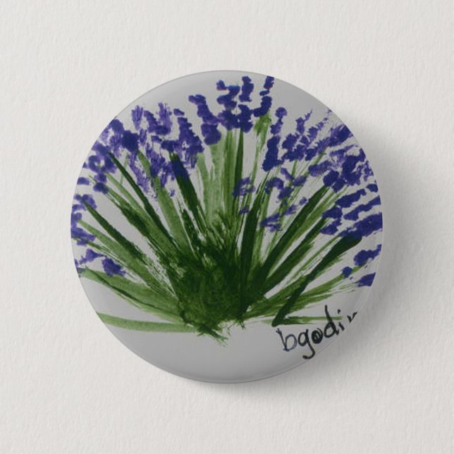 Lavender Pinback Button (Front)