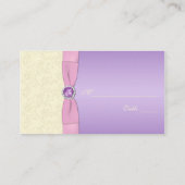 Lavender, Pink, and Ivory Placecards (Back)