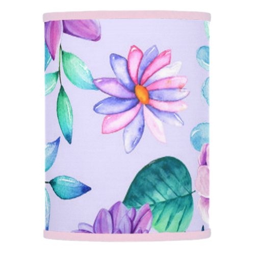 Lavender Pink and Purple Bedroom Decor Lamp Shade