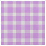 Lavender Pink Checkered Gingham Plaid Fabric