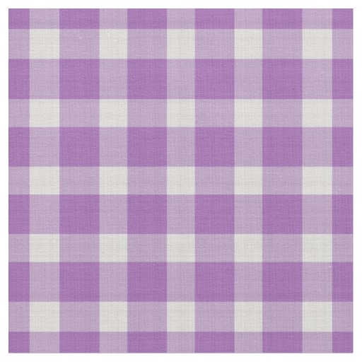 Lavender Pink Checkered Plaid Fabric