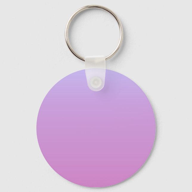 Lavender Pink Gradient Keychain (Front)