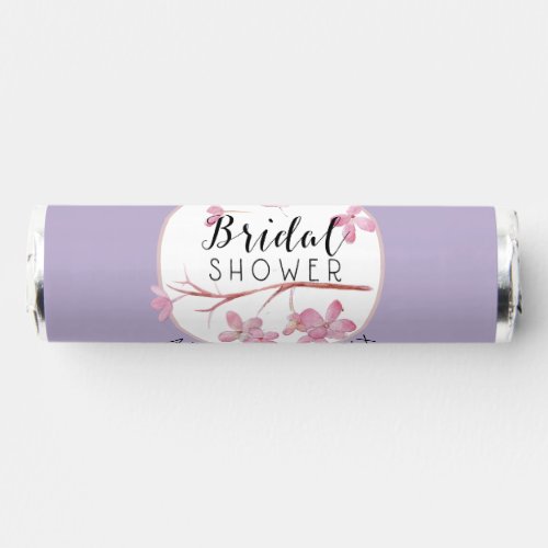 Lavender Pink Lilac Blossom Bridal Shower Breath Savers Mints