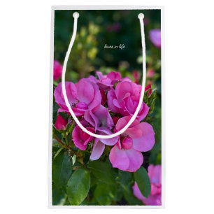 Lavender Pink Rose Small Gift Bag