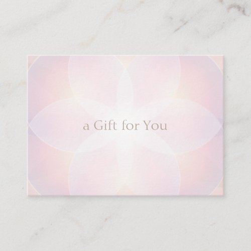 Lavender Pink Salon Spa Gift Certificate