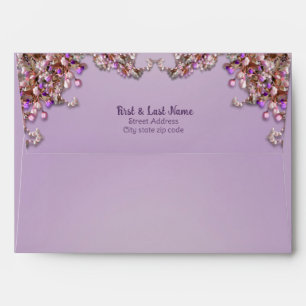 Lavender Pink Spring Lilacs Envelope
