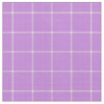 Lavender Pink Windowpane Gingham Plaid Fabric