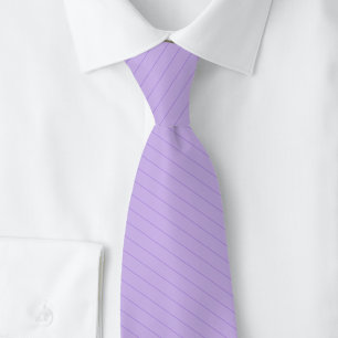 Lavender Pinstripe Neck Tie