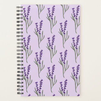 Lavender Planner - Purple Pattern