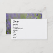 Lavender plants 2 business card (Front/Back)