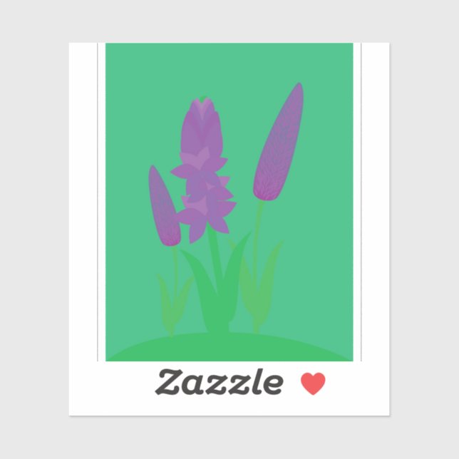 Lavender Plants Sticker (Sheet)