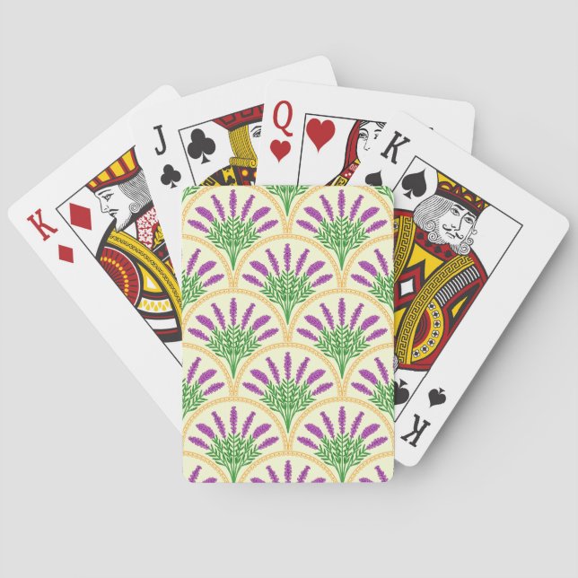 Lavender Poker Cards (Back)