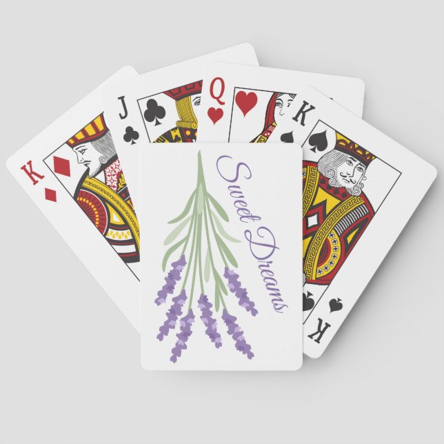 Lavender Poker Cards (Back)