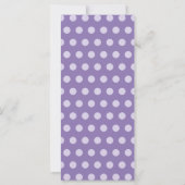 Lavender Polka Dots (Back)