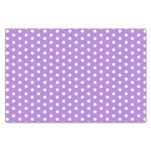 Lavender Polka Dots Tissue Paper
