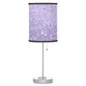 Lavender Princess Glitter #1 (Faux Glitter)  Table Lamp (Left)
