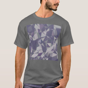 Lavender Purple Abstract Low Polygon Background T-Shirt
