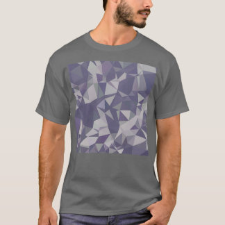 Lavender Purple Abstract Low Polygon Background T-Shirt