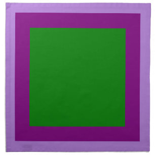 Lavender Purple and Green Napkins