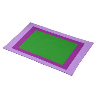 Lavender Purple and Green Placemat