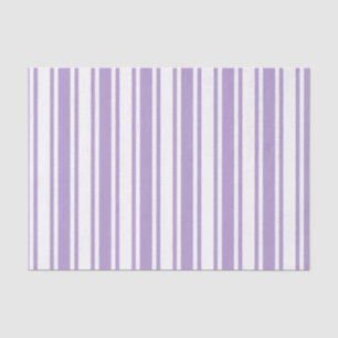 Lavender purple and white candy stripes tissue paper