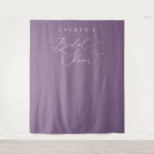 Lavender Purple Bridal Shower Photo Backdrop