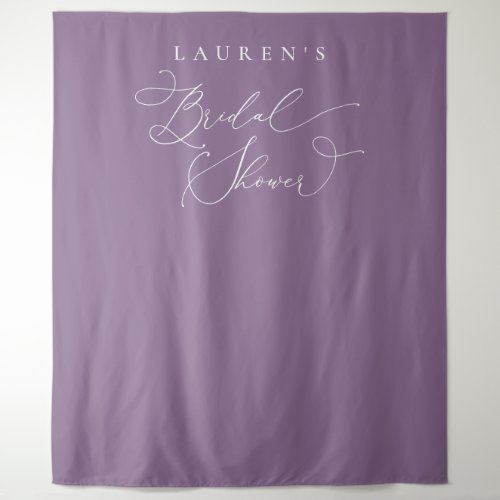 Lavender Purple Bridal Shower Photo Backdrop