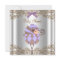 Lavender Purple Brown Lace Girl Baby Shower