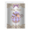 Lavender Purple Brown Lace Girl Baby Shower
