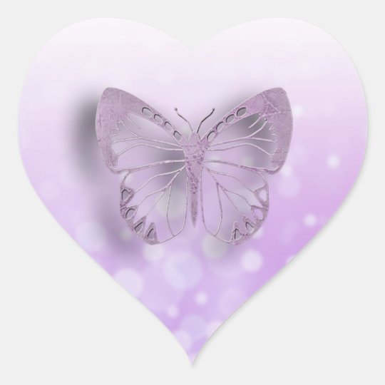 Lavender Purple Butterfly Stickers | Zazzle.com