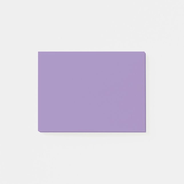 Lavender Purple Durable One Color Post-it Notes (Front)