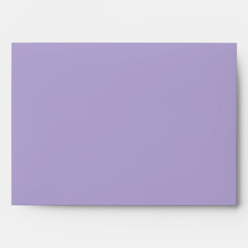 Lavender Purple Envelope with Return Address