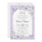 Lavender Purple Floral Butterflies Quinceañera