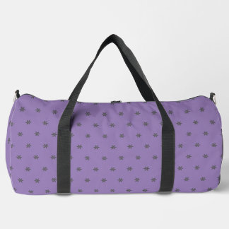 lavender purple girly pattern  duffle bag