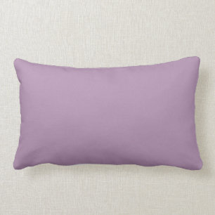 Lavender Purple High End Solid Color Lumbar Pillow