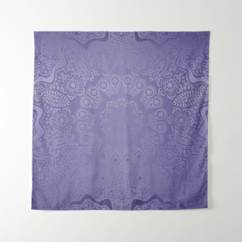 Lavender Purple Mandala Wall Tapestry
