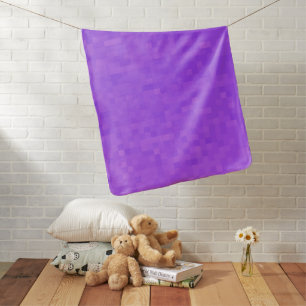 Lavender Purple Mosaic,  Baby Blanket