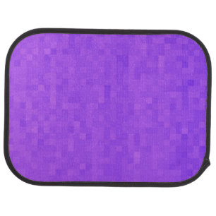 Lavender Purple Mosaic, Car Mats