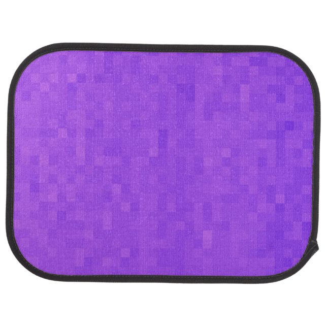 Lavender Purple Mosaic, Car Mats (Rear)